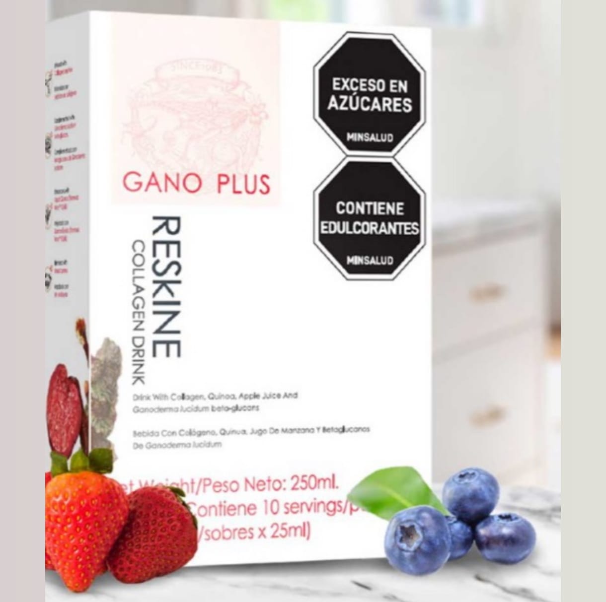 COLAGENO GANO PLUS RESKINE  x10 sachet